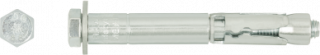 R-SPL Rozprężna kotwa tulejowa SafetyPlus ze śrubą z łbem sześciokątnym